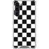 Black and White Checkered Galaxy S23 Plus Clear Case