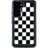 Black and White Checkered Galaxy S23 Plus Waterproof Case