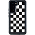 Black and White Checkered Galaxy S23 Waterproof Case