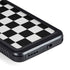Black and White Checkered Galaxy S23 Waterproof Case