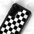 Black and White Checkered Galaxy S23 Waterproof Case