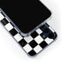Black and White Checkered Galaxy S24 Clear Case