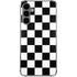 Black and White Checkered Galaxy S24 Plus Clear Case