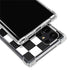 Black and White Checkered Galaxy S24 Ultra Clear Case
