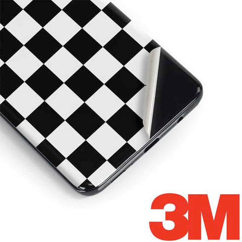 Black and White Checkered Galaxy S9 Skin