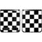 Black and White Checkered Galaxy Z Flip Skin