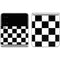Black and White Checkered Galaxy Z Flip4 5G Skin