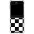 Black and White Checkered Galaxy Z Flip5 5G Clear Case