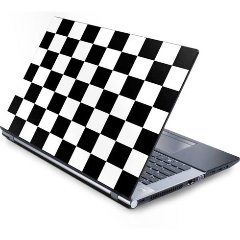 Black and White Checkered Generic Laptop Skin