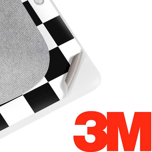 Black and White Checkered Google Home Hub Skin