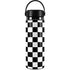 Black and White Checkered Hydro Flask 20oz Wide Mouth Skin
