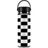 Black and White Checkered Hydro Flask 20oz Wide Mouth Skin