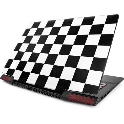 Black and White Checkered Lenovo IdeaPad Skin