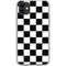 Black and White Checkered iPhone 11 Clear Case