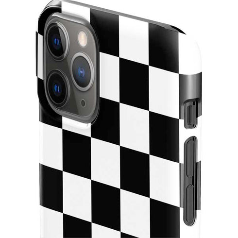 Black and White Checkered iPhone 11 Pro Lite Case