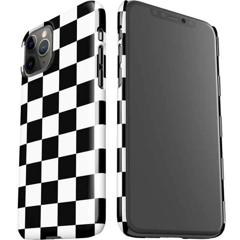 Black and White Checkered iPhone 11 Pro Lite Case