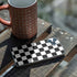 Black and White Checkered iPhone 11 Pro Skin