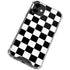 Black and White Checkered iPhone 12 Clear Case