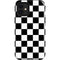 Black and White Checkered iPhone 12 Mini Impact Case