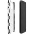Black and White Checkered iPhone 12 Mini Lite Case