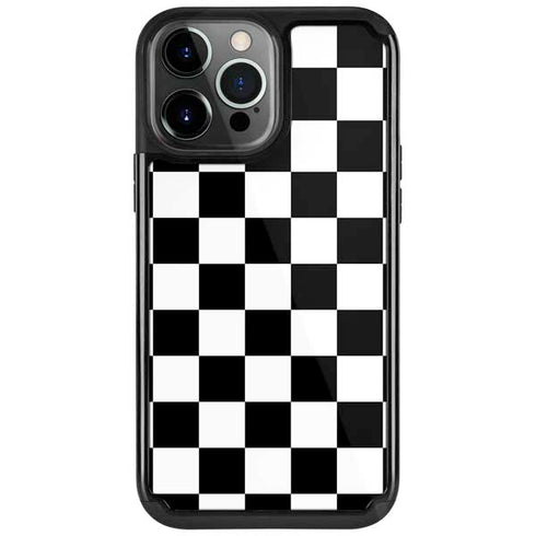 Black and White Checkered iPhone 13 Pro Cargo Case
