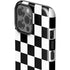 Black and White Checkered iPhone 13 Pro Max Impact Case