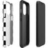 Black and White Checkered iPhone 13 Pro Max Impact Case