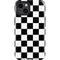 Black and White Checkered iPhone 14 Plus Impact Case