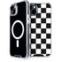 Black and White Checkered iPhone 15 MagSafe Case