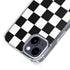 Black and White Checkered iPhone 15 MagSafe Case