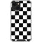Black and White Checkered iPhone 15 Plus Clear Case