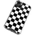 Black and White Checkered iPhone 15 Plus Clear Case