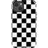 Black and White Checkered iPhone 15 Impact Case