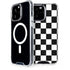 Black and White Checkered iPhone 14 Pro Max MagSafe Case