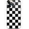 Black and White Checkered iPhone 15 Pro Skin