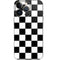 Black and White Checkered iPhone 14 Pro Skin