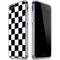 Black and White Checkered iPhone SE (2nd & 3rd Gen) Clear Case