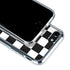 Black and White Checkered iPhone SE (2nd & 3rd Gen) Clear Case