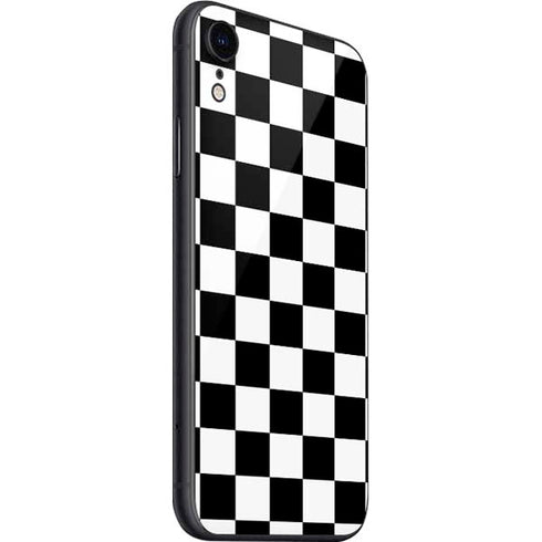 Black and White Checkered iPhone SE (2nd & 3rd Gen) Skin