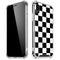 Black and White Checkered iPhone XR Clear Case