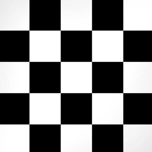 Black and White Checkered iPhone XR Skin