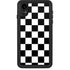 Black and White Checkered iPhone XR Waterproof Case