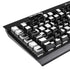 Black and White Checkered K95 RGB PLATINUM Mechanical Gaming Keyboard Skin