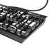 Black and White Checkered K95 RGB PLATINUM Mechanical Gaming Keyboard Skin