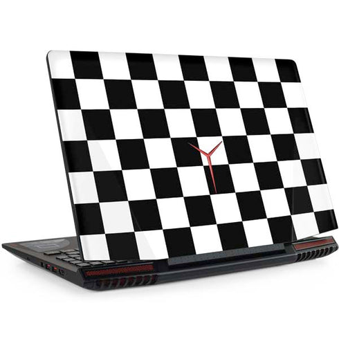 Black and White Checkered Legion Y720 Skin