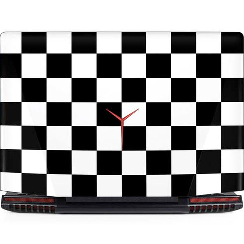 Black and White Checkered Legion Y720 Skin