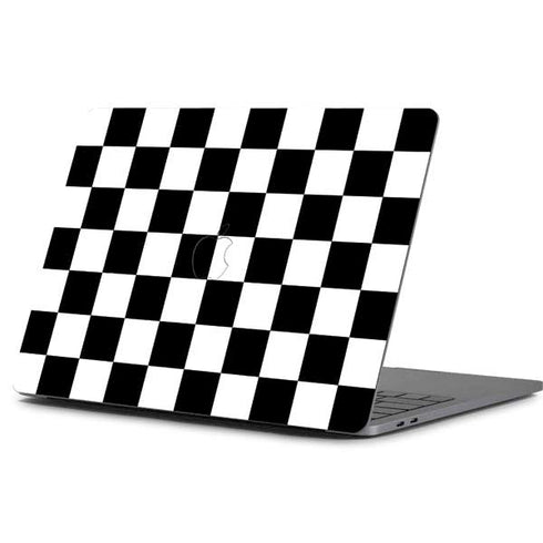 Black and White Checkered Apple MacBook Pro 13-inch Skin