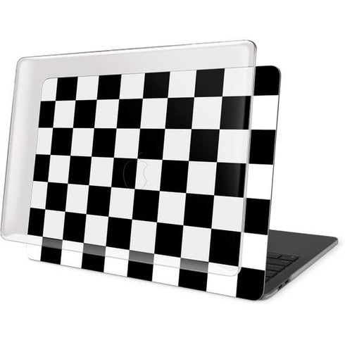 Black and White Checkered MacBook Pro 16in (2019-20) Case plus Skin