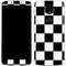 Black and White Checkered Moto E5 Plus Skin