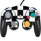 Black and White Checkered Nintendo GameCube Controller Skin